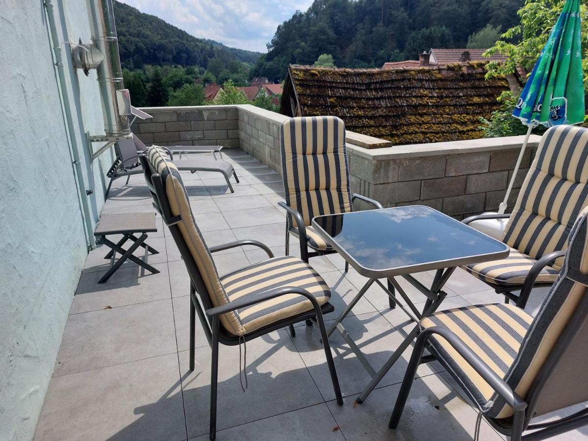 Ferienwohnung Unterm Rappenfels Hinterweidenthal エクステリア 写真
